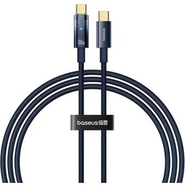 Cabo USB Tipo C Baseus Explorer Series USB Tipo C para USB Tipo C 100W 1m Preto