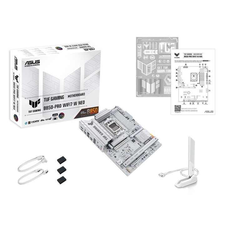 ASUS TUF GAMING B850-PRO WIFI7 W NEO AMD B850 Sockel AM5 ATX