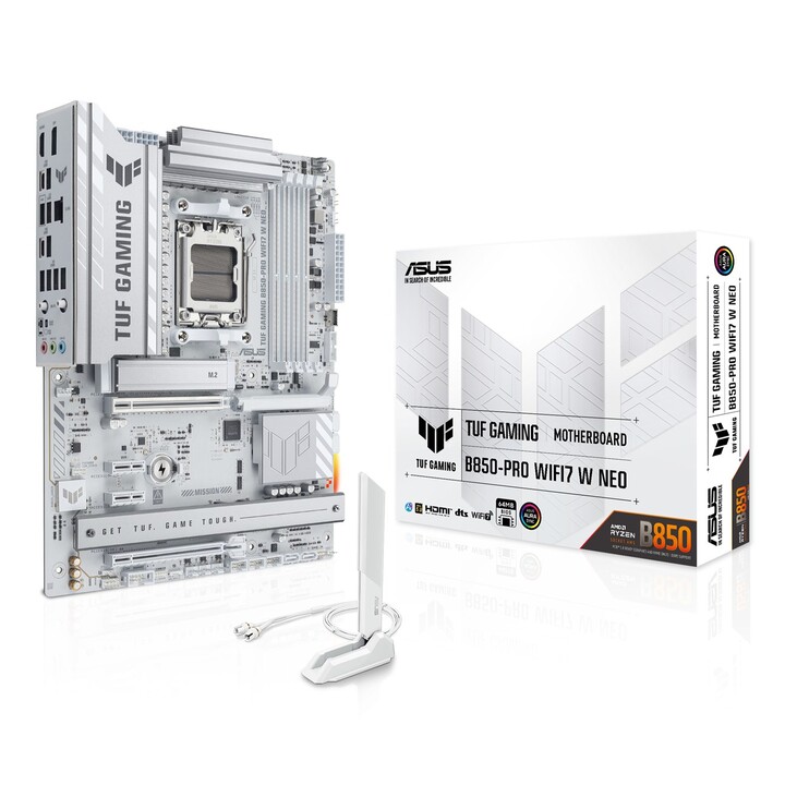 ASUS TUF GAMING B850-PRO WIFI7 W NEO AMD B850 Sockel AM5 ATX