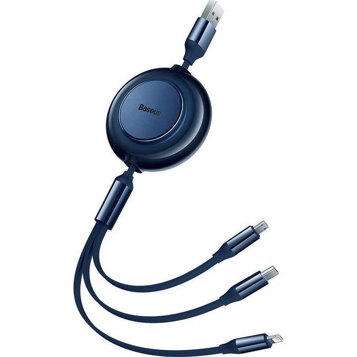 Cavo usb tipo A Baseus Bright Mirror 2 3in1 Micro USB + Lightning + USB Type-c 3,5a 1,1m