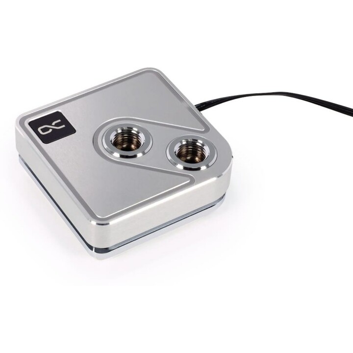 CPU Water Block Alphacool Core 1 Aurora Silver 13447 AM4/AM5 LGA1700/1851 3D-Jetplate aRGB