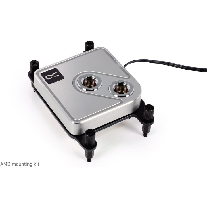 CPU Water Block Alphacool Core 1 Aurora Silver 13447 AM4/AM5 LGA1700/1851 3D-Jetplate aRGB