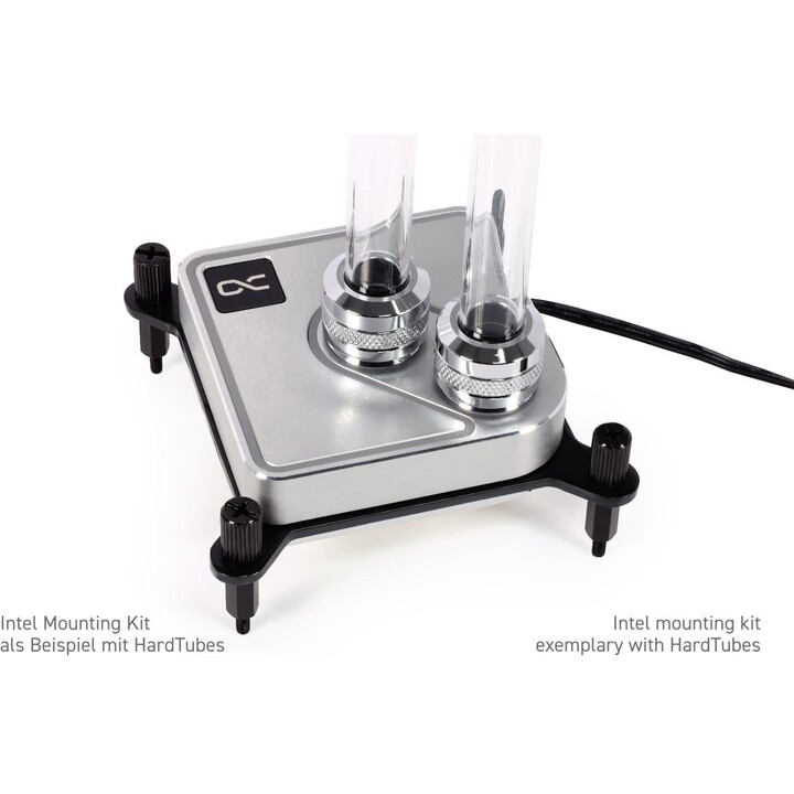 CPU Wasserblock Alphacool Core 1 Aurora Silver 13447 AM4/AM5 LGA1700/1851 3D-Jetplate aRGB