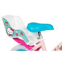 Toimsa Hello Kitty 1249, bicicleta para crianças, 12 polegadas, branco cor-de-rosa