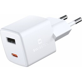 Mini Gan Travel Charger 1x USB-C + 1xUSB 30W Power Delivery
