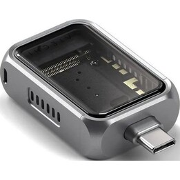 Satechi Mini NVMe SSD-Gehäuse - USB-C zu NVME SSD 2230 Adapter Space Gray