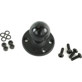Zebra Runde Platte, RAM Arm f/4"/12", Schwarz