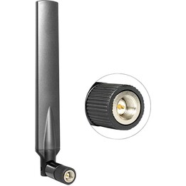 Antenne DELOCK LTE SMA, bandes 1/3/7/20, -5 dBi, -2.8 dBi, omnidirectionnelle, noire