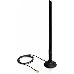 Antenna WLAN DELOCK RP-SMA con giunto inclinabile 2,4 Ghz 6,5dBi