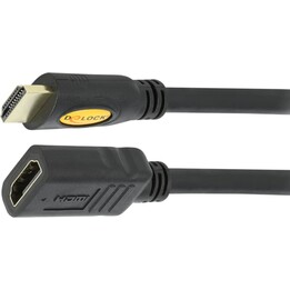 DELOCK Cavo di prolunga HDMI ad alta velocità con Ethernet HDMI A maschio - HDMI A femmina 5m