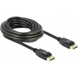 DELOCK DisplayPort 1.2 Stecker auf DisplayPort Stecker Kabel 5M Schwarz