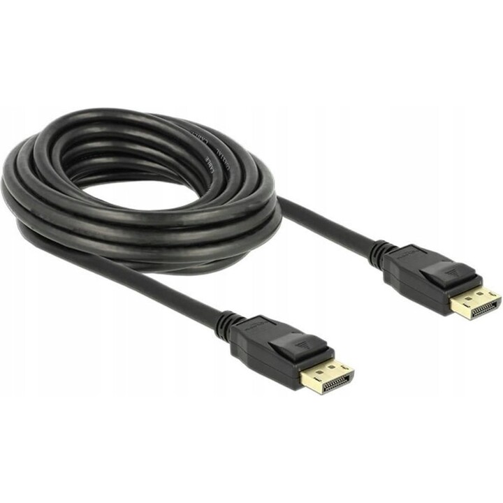 DELOCK Cable DisplayPort 1.2 Macho a DisplayPort Macho 5M Negro