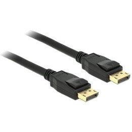 DELOCK Cable DisplayPort 1.2 Macho a DisplayPort Macho 2M Negro