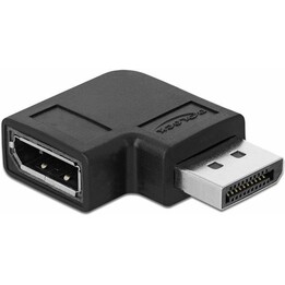 Adaptador DELOCK DP-St - DP-Bu fundo angular preto
