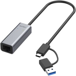 ALLNET USB 3.0 Type-C&A Ethernet Adapter 2.5 Multi-Gigabit LAN ALL-NC-2.5G-USBC/A