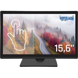 Monitor táctil MTL15CP iggual 15.6″ HD+ TFT-LCD 1600x900 HDMI VGA USB Negra Resistiva
