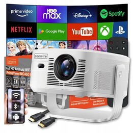 Mini projecteur portable projecteur Android 14 WiFi Zenwire PrimeView IMC460 Pro