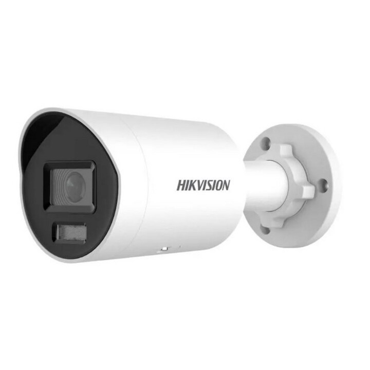Telecamera di sicurezza IP per esterni Hikvision Pro Series con ColorVu DS-2CD2087G2H-LIU/SL(4mm)(eF) a forma di proiettile, ris
