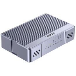 UNITEK SolidForce S1247AGY01 Boîtier RAID 2x M.2 NVMe/SATA 20Gbps Space Grey