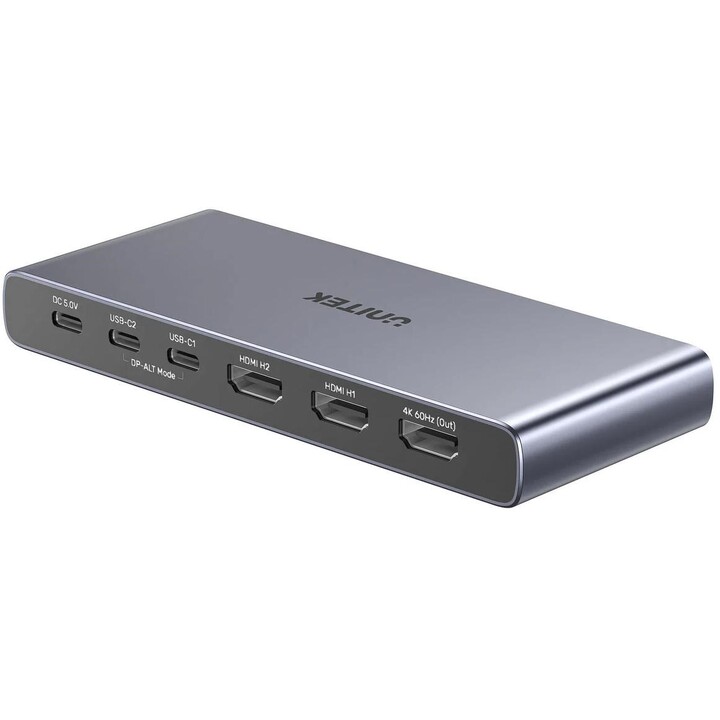 Unitek Commutateur 4K HDMI/USB-C 4 sorties et 1 entrée