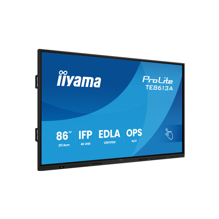 Iiyama 86" (edla)/android 14.8 Core Soc, 8/128gb, 40-pts Uhd, Nfc, Pir, Mm 2x20w +20w Sbuw, 2xhdmi, Usb-c / Hdmi,dp, 2xusb-