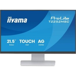 iiyama Monitor ProLite T2252MSC-W2AG 21.5" Full HD 100Hz IPS Touch White Speakers