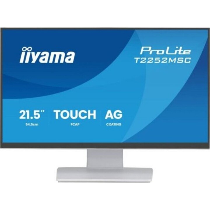 Monitor iiyama ProLite T2252MSC-W2AG 21,5" Full HD 100Hz IPS Touch Altoparlanti bianchi