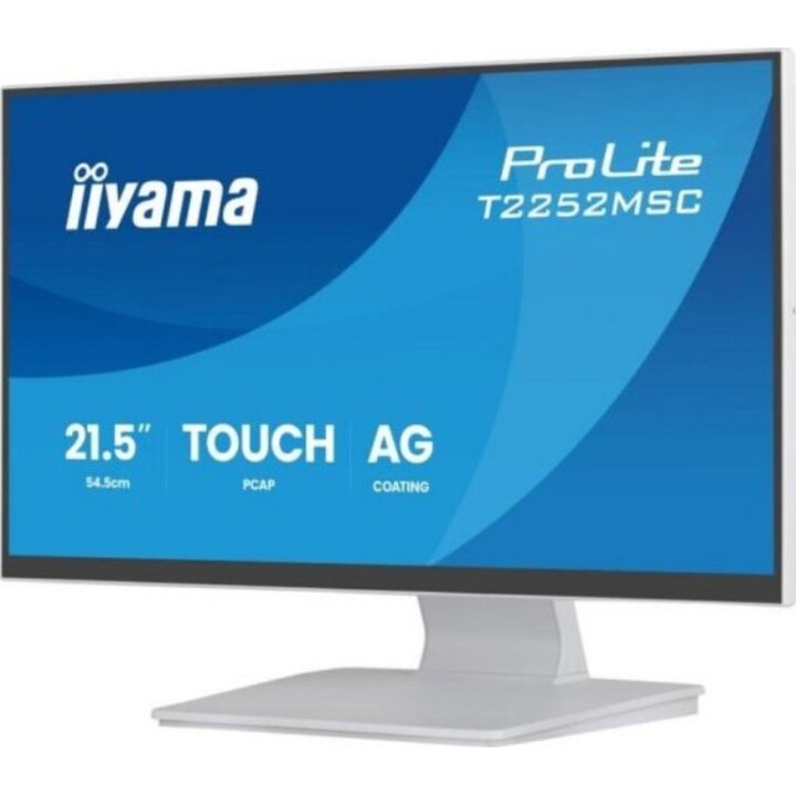 Monitor iiyama ProLite T2252MSC-W2AG 21,5" Full HD 100Hz IPS Touch Altoparlanti bianchi