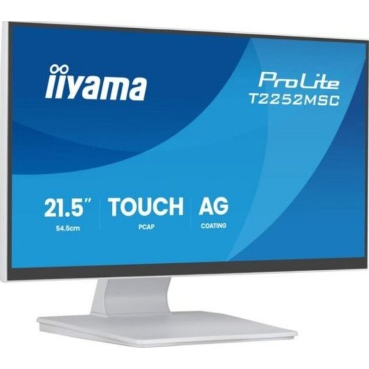 Monitor iiyama ProLite T2252MSC-W2AG 21,5" Full HD 100Hz IPS Touch Altoparlanti bianchi