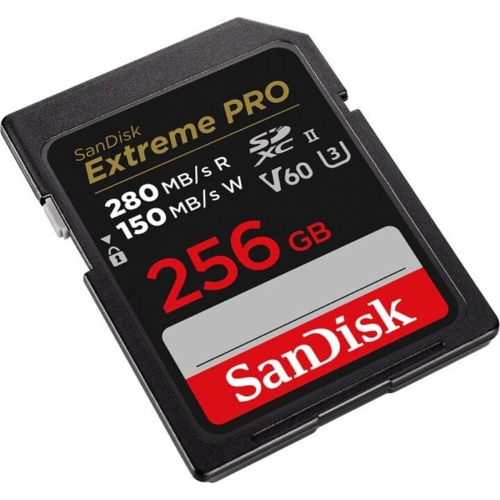 Tarjeta de memoria SanDisk Extreme PRO SDSDXEP-256G-GN4IN 256GB SDXC UHS-II V60 280MB/s