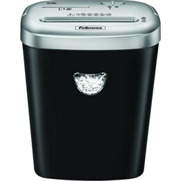 Fellowes 53C - Destructora trituradora de Papel, Corte en partículas, destruye hasta 10 Hojas