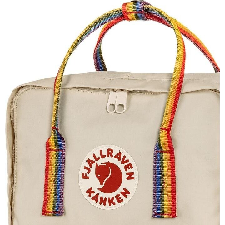 Fjallraven Kanken Rainbowm Backpack, Unisex Adult, Light Oak