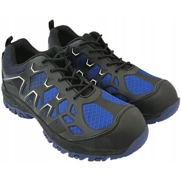 Storm S1P SRA Safety Shoes, Size 45, Blue/Black