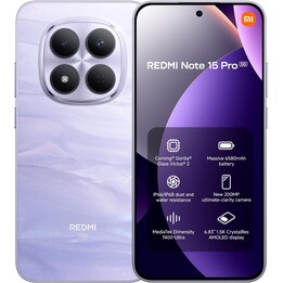Xiaomi Redmi Note 15 Pro 5G, 12 GB 512 GB, 6,83 AMOLED, 6580 mAh, Lila