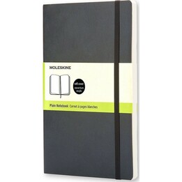 Moleskine Notizbuch A5 192 Blatt Blanko-Seiten Softcover Schwarz