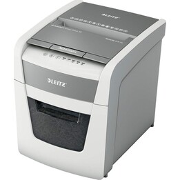 Leitz IQ Autofeed 50X P4 Automatic Paper Shredder, Particle Cut