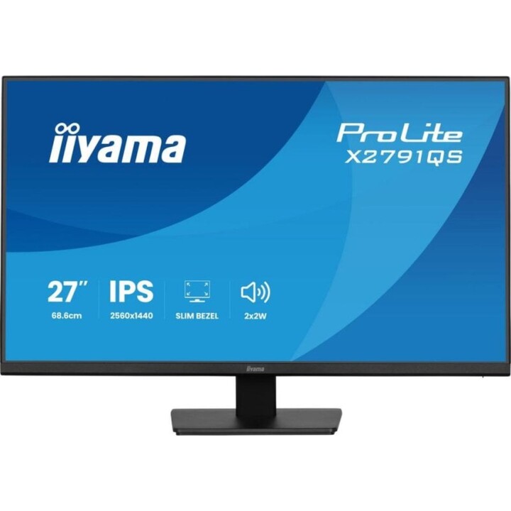 iiyama ProLite X2791QS-B1 27" Quad HD 75Hz Monitor IPS 1ms Altoparlanti VESA