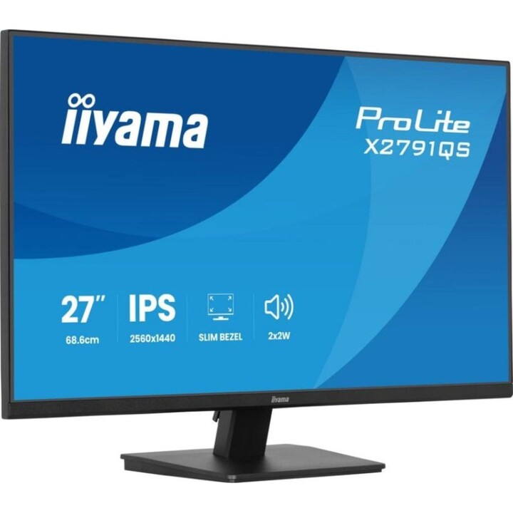 iiyama ProLite X2791QS-B1 27" Quad HD 75Hz Monitor IPS 1ms Altoparlanti VESA