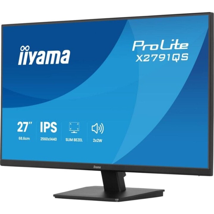 iiyama ProLite X2791QS-B1 27" Quad HD 75Hz Monitor IPS 1ms Altoparlanti VESA