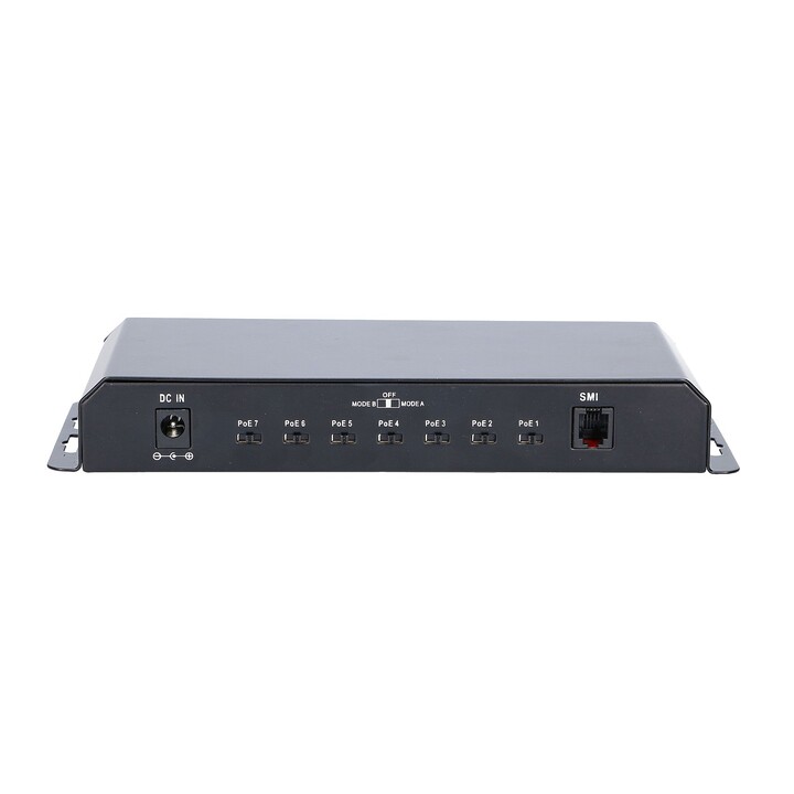 Switch PoE Extralink Kratos, 7x Gigabit Poe, 1x Uplink Rj45, Fuente de Alimentación 24V 2.5a, Potencia 60W
