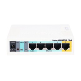 Routeur Wi-Fi Mikrotik RB951UI-2HND, 2,4 GHz, 5 ports RJ45 100 Mb/s, 1 port USB