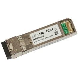 Módulo Sfp+ Mikrotik S+85dlc03d, 10gb/s, 850nm, Lc/upc, 300m, Multimodo