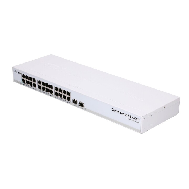 Switch Mikrotik Css326-24g-2s+rm, 24x Rj45 1000mb/s, 2x Sfp+
