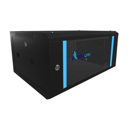 Extralink 4U Rack-Schrank 600x450 Schwarz, Wandmontage