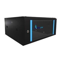 Armario Rack Extralink 4U 600x600 Negro Montado en la Pared