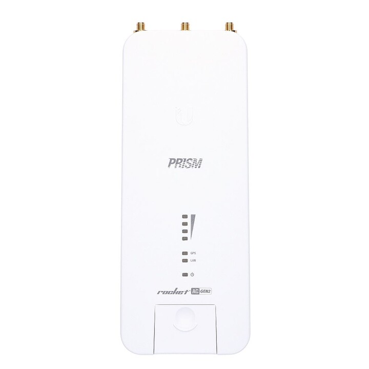 Station de base Ubiquiti RP-5AC-Gen2, Rocket 5AC, 5 GHz, 1 port RJ45 1000 Mb/s, 2 ports RP-SMA