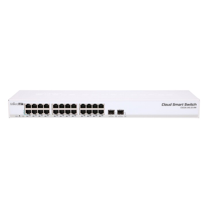 Mikrotik Crs326-24g-2s+rm Switch, 24x RJ45 1000 Mbit/s, 2x SFP+