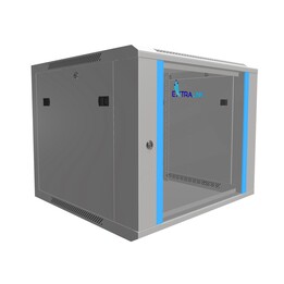 Extralink 9U 600x600 Grey Wall Mount Rack Cabinet