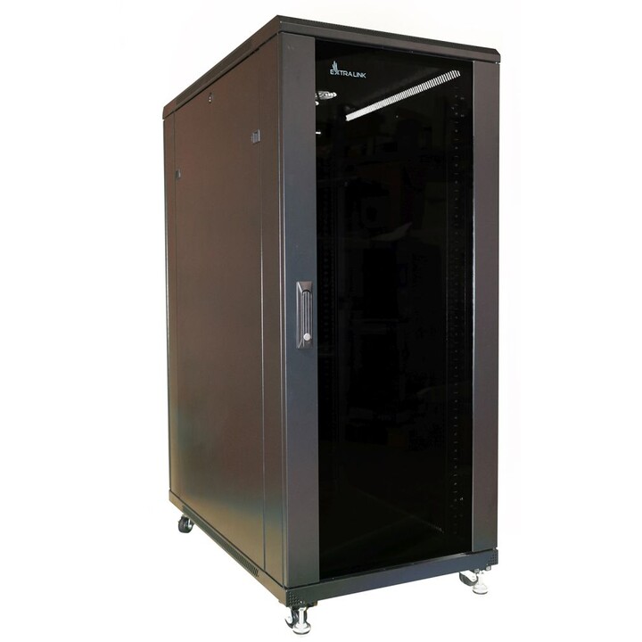 Gabinete para rack Extralink 27U 600x1000 Preto