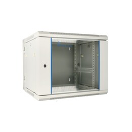 Extralink 12U 600x600 Grauer Rack-Schrank, Wandmontage, Doppelfach
